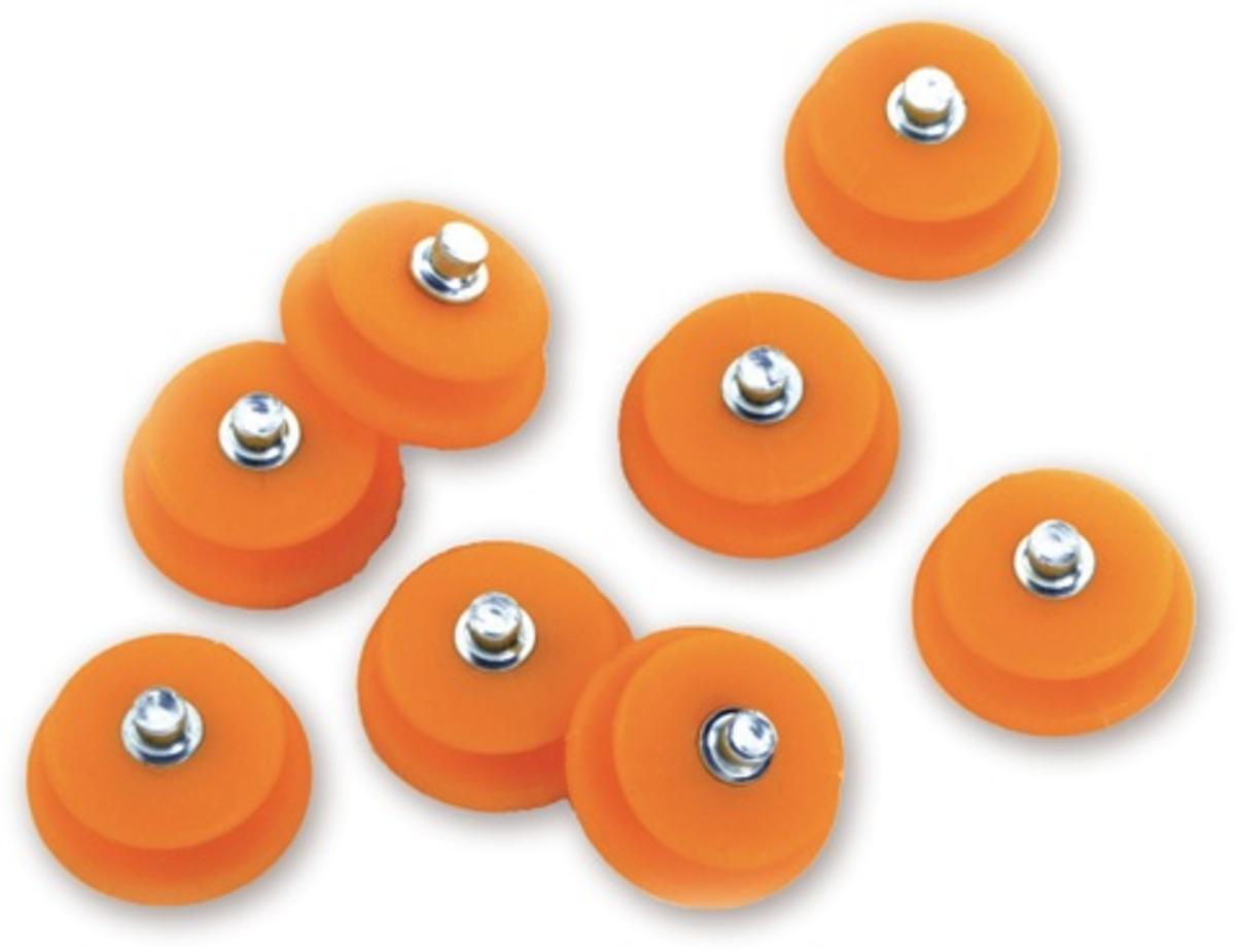 Action Traction Replacement Ice Cleats 8pc — front view of replacement cleats