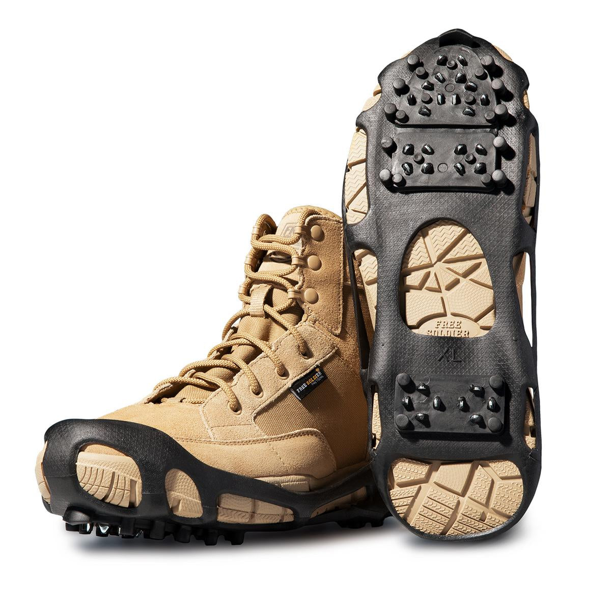 Action Traction Slip-on Ice Traction Cleats for Shoes - Front