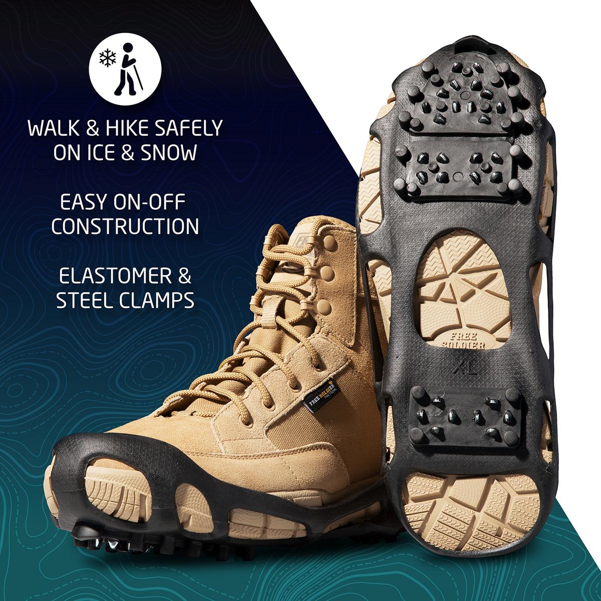 Action Traction Slip-on Ice Traction Cleats for Shoes