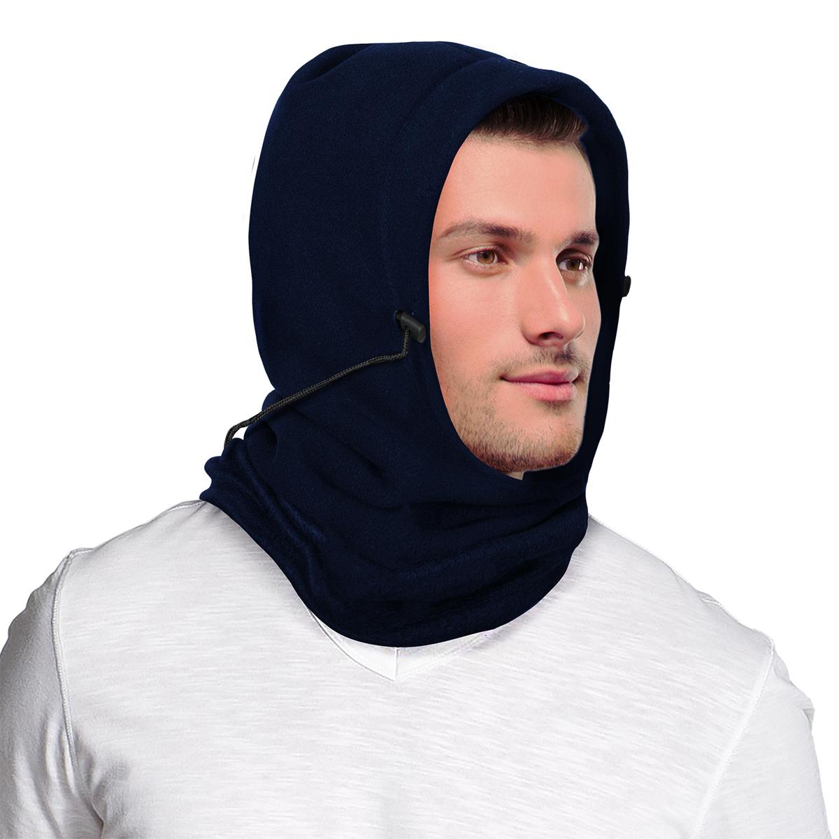 ActionTech 5-in-1 Fleece Balaclava — worn outdoors in cold weather