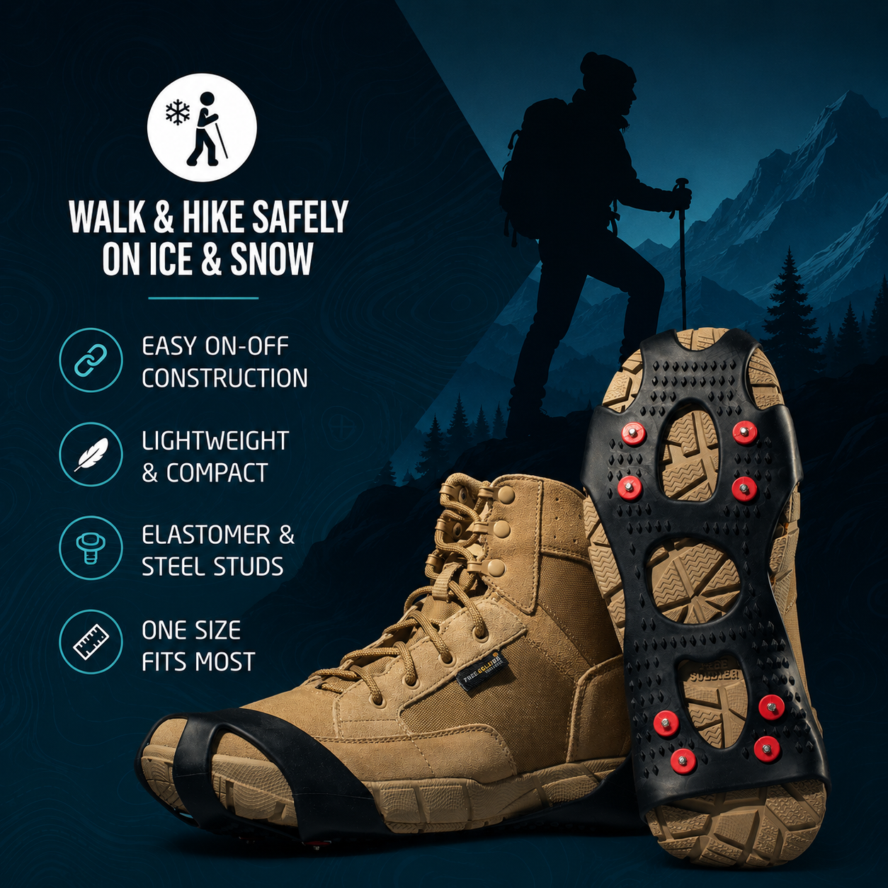 Instant traction, every step