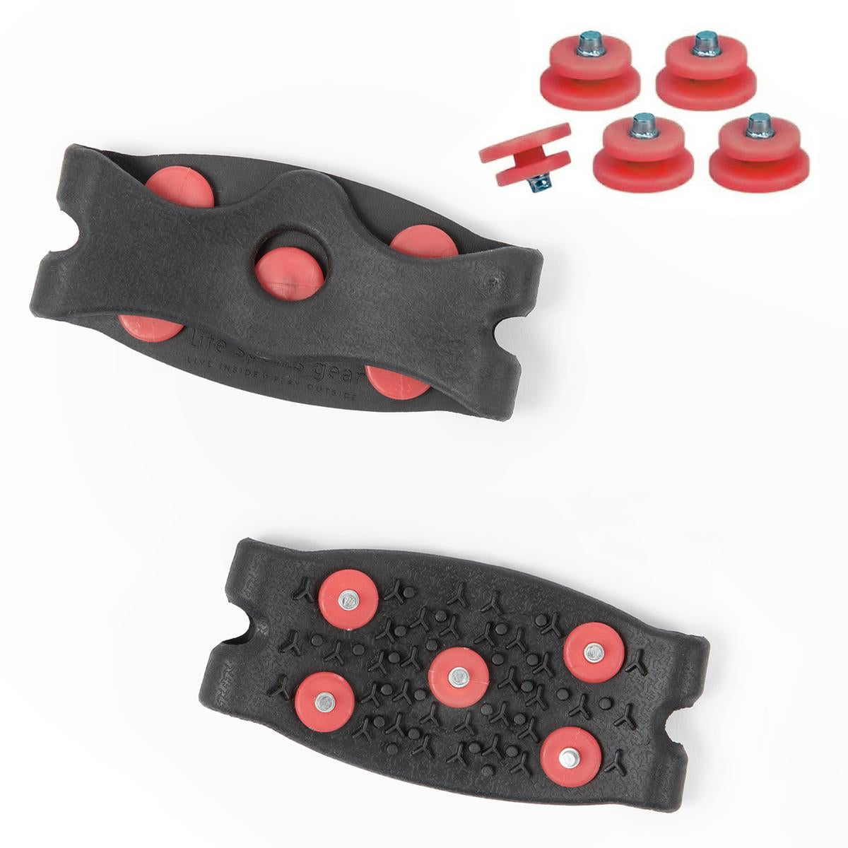 Action Traction Quick Cleats — sole view showing spike pattern