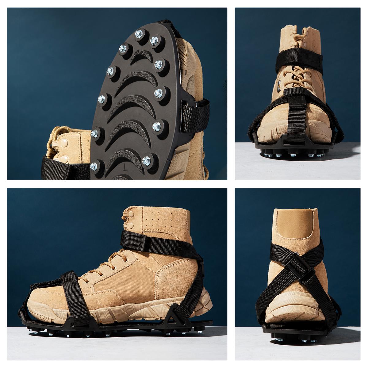 Action Traction Elite Hex Full-Foot Ice Cleats — packaging and contents
