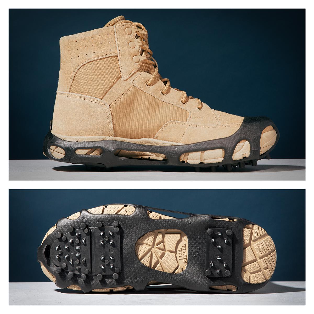 Action Traction Slip-on Ice Traction Cleats — packaging and contents