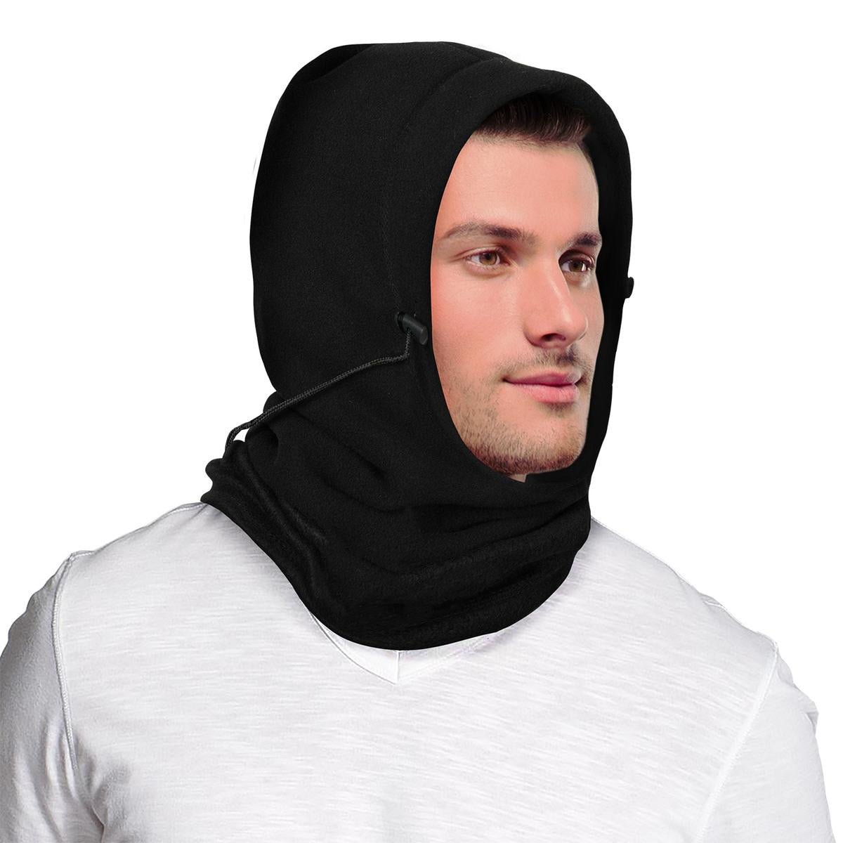 ActionTech 5-in-1 Fleece Balaclava worn as a neck gaiter